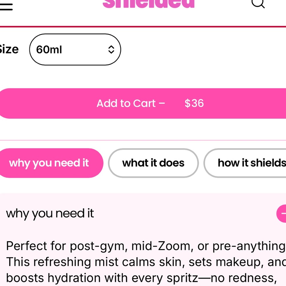 Shielded Face Mist - Picture 5 of 5